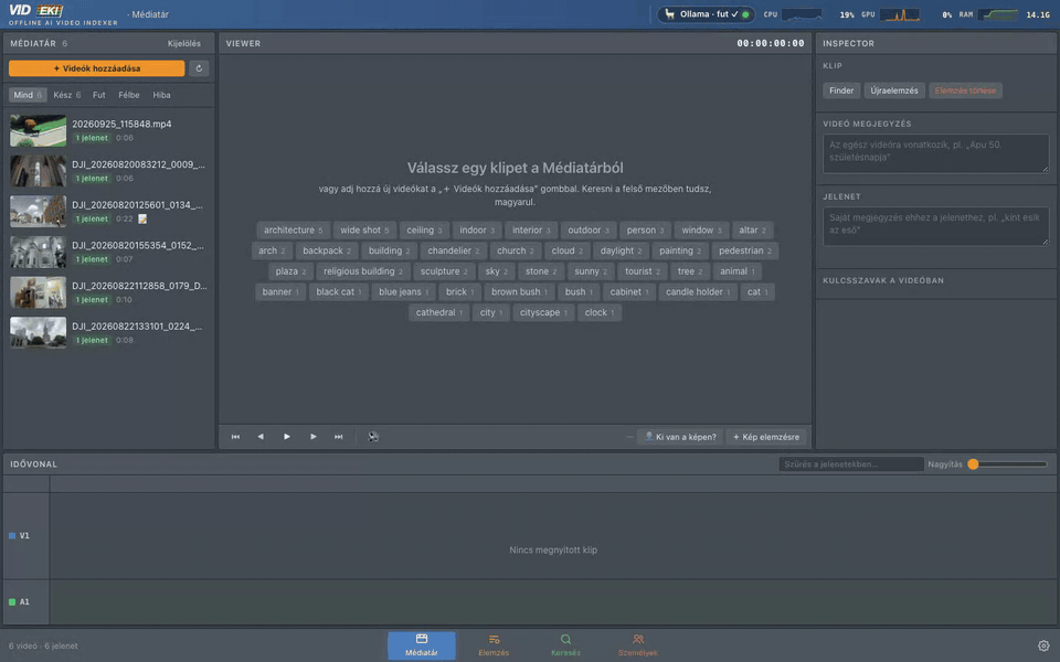 First-run setup: local AI engine and models